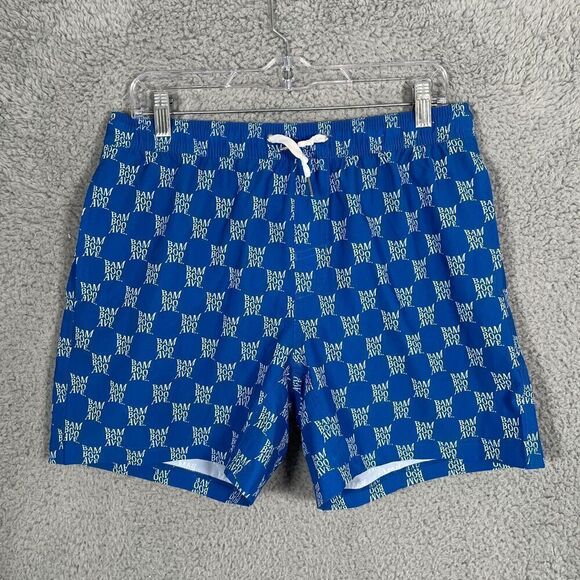 Bamboo Ave Shorts Mens Size Large Pursuit Of Happiness Blue - Picture 1 of 9